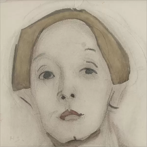 Self-Portrait, 1915. Creator: Schjerfbeck, Helene (1862-1946)