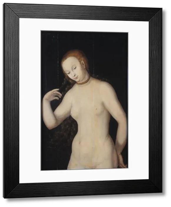 Framed Print : Venus, Between 1527 and 1531. Creator: Cranach, Lucas, the Elder (1472-1553) Framed Print : Venus, Between 1527 and 1531. Creator: Cranach, Lucas, the Elder (1472-1553)