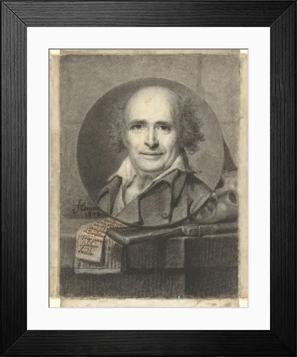 Framed Print : Portrait of the composer Andre Ernest Modeste Gretry (1741-1813), 1808