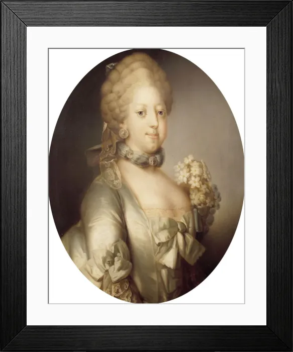 Framed Print : Portrait of Caroline Matilda of Great Britain (1751-1775), Queen of Denmark, ca 1767 Framed Print : Portrait of Caroline Matilda of Great Britain (1751-1775), Queen of Denmark, ca 1767