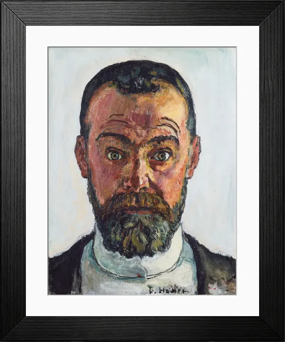 Framed Print : Self-Portrait, 1912. Creator: Hodler, Ferdinand (1853-1918) Framed Print : Self-Portrait, 1912. Creator: Hodler, Ferdinand (1853-1918)
