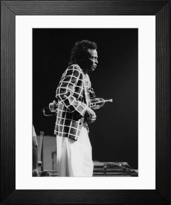 Framed Print : Miles Davis and his Fusion Group, North Sea Jazz Festival, The Hague, 1991. Creator: Brian Foskett Framed Print : Miles Davis and his Fusion Group, North Sea Jazz Festival, The Hague, 1991. Creator: Brian Foskett