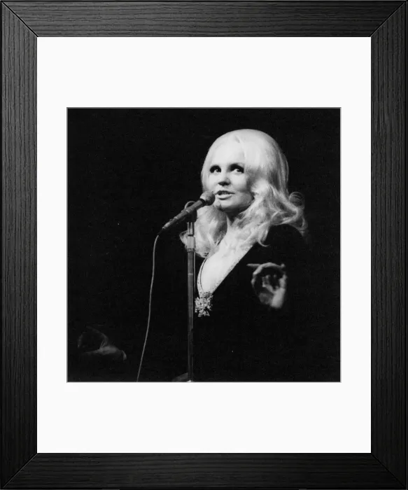 Framed Print : Peggy Lee, Royal Albert Hall, London, 1970. Creator: Brian Foskett Framed Print : Peggy Lee, Royal Albert Hall, London, 1970. Creator: Brian Foskett