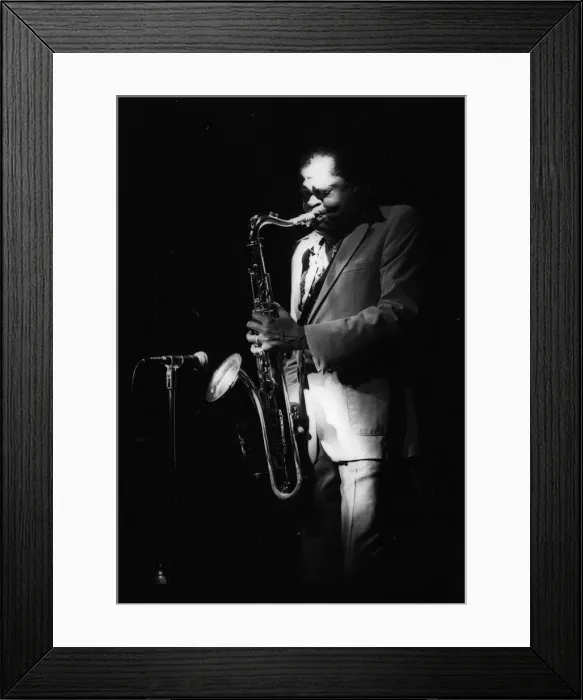 Framed Print : Stanley Turrentine, Ronnie Scotts Jazz Club, Soho, London, Jan 1981. Creator: Brian O Connor Framed Print : Stanley Turrentine, Ronnie Scotts Jazz Club, Soho, London, Jan 1981. Creator: Brian O Connor