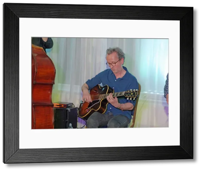 Framed Print : Dave Kelbie, Watermill Jazz Club, Dorking, Surrey, 28 May 2019. Creator: Brian O Connor Framed Print : Dave Kelbie, Watermill Jazz Club, Dorking, Surrey, 28 May 2019. Creator: Brian O Connor