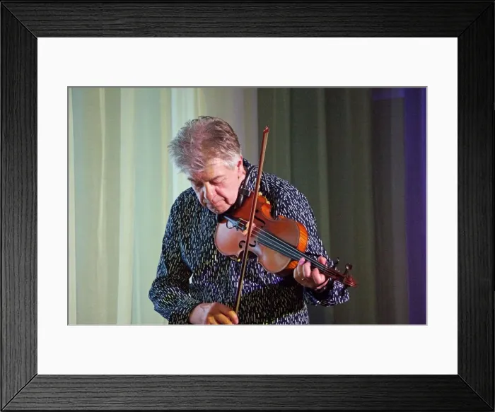Framed Print : Mike Piggott, Watermill Jazz Club, Dorking, Surrey, 28 May 2019. Creator: Brian O Connor Framed Print : Mike Piggott, Watermill Jazz Club, Dorking, Surrey, 28 May 2019. Creator: Brian O Connor