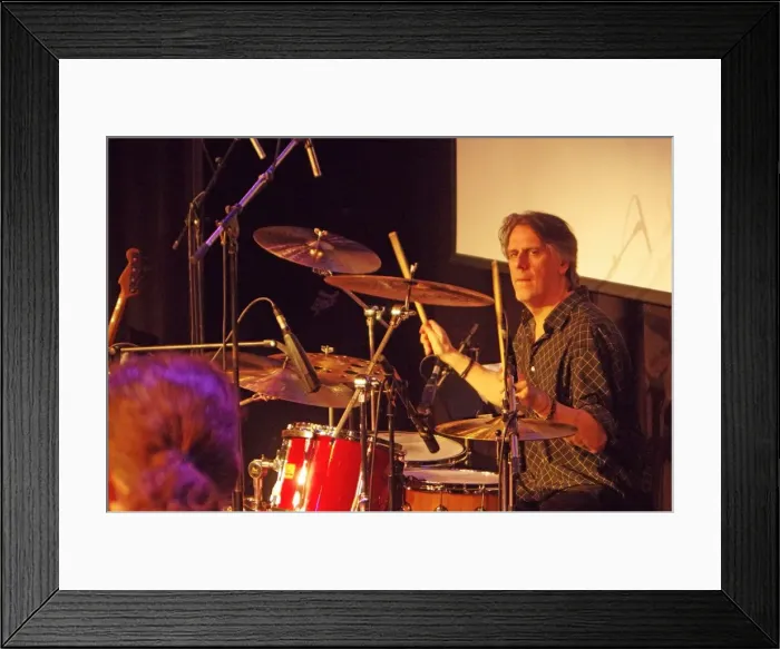 Framed Print : Ray Martin, Crawley Blues Club, Hawth, Crawley, West Sussex, 7 April 2019. Creator: Brian O Connor Framed Print : Ray Martin, Crawley Blues Club, Hawth, Crawley, West Sussex, 7 April 2019. Creator: Brian O Connor