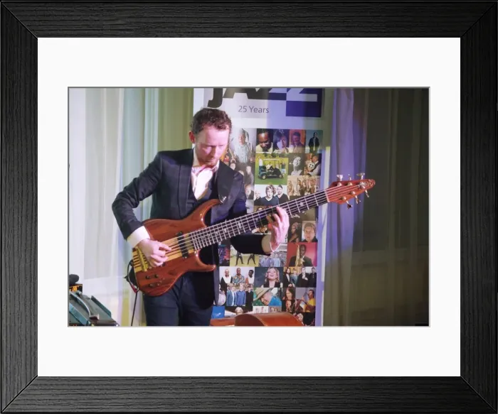 Framed Print : Mihkel Malgand, Watermill Jazz Club, Dorking, Surrey, UK, 7. 5. 19. Creator: Brian O Connor Framed Print : Mihkel Malgand, Watermill Jazz Club, Dorking, Surrey, UK, 7. 5. 19. Creator: Brian O Connor