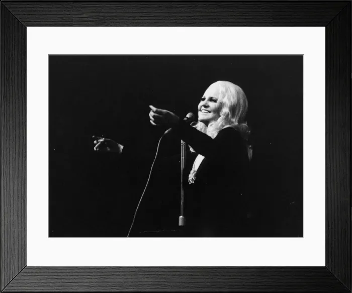 Framed Print : Peggy Lee, Royal Albert Hall, London, 1970. Creator: Brian Foskett Framed Print : Peggy Lee, Royal Albert Hall, London, 1970. Creator: Brian Foskett