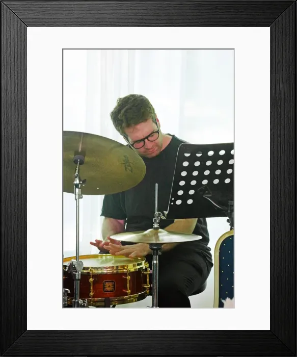 Framed Print : David Ingamells, Watermill Jazz Club, Dorking, Surrey, UK, 14 May 2019. Creator: Brian O Connor Framed Print : David Ingamells, Watermill Jazz Club, Dorking, Surrey, UK, 14 May 2019. Creator: Brian O Connor