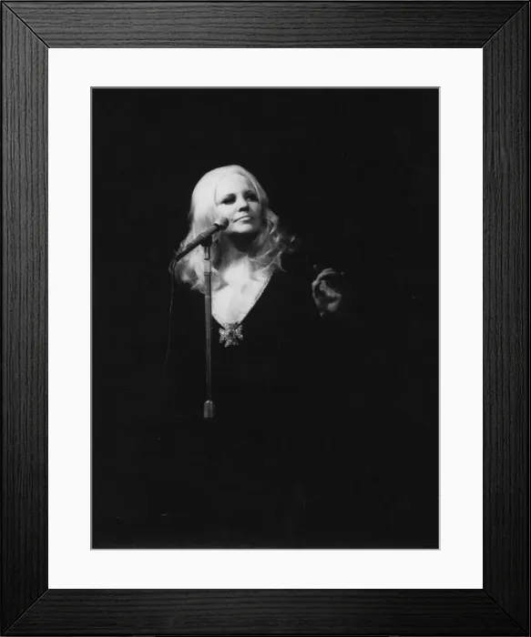 Framed Print : Peggy Lee, Royal Albert Hall, London, 1970. Creator: Brian Foskett Framed Print : Peggy Lee, Royal Albert Hall, London, 1970. Creator: Brian Foskett