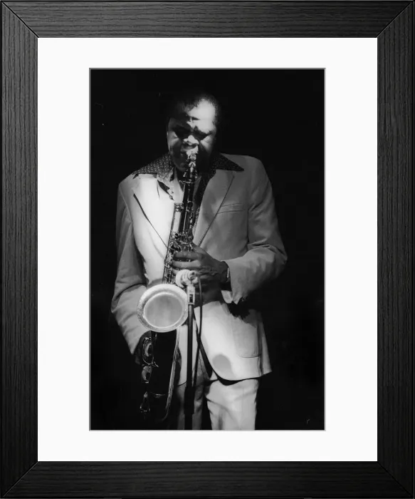 Framed Print : Stanley Turrentine, Ronnie Scotts Jazz Club, Soho, London, Jan 1981. Creator: Brian O Connor Framed Print : Stanley Turrentine, Ronnie Scotts Jazz Club, Soho, London, Jan 1981. Creator: Brian O Connor