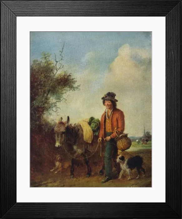 Framed Print : Market Gardener, c1845, (1930). Creator: Edmund Bristow Framed Print : Market Gardener, c1845, (1930). Creator: Edmund Bristow