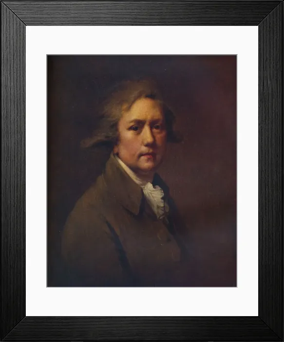 Framed Print : Self Portrait at the Age of about Fifty, c1782-1785, (1930). Creator: Joseph Wright of Derby Framed Print : Self Portrait at the Age of about Fifty, c1782-1785, (1930). Creator: Joseph Wright of Derby
