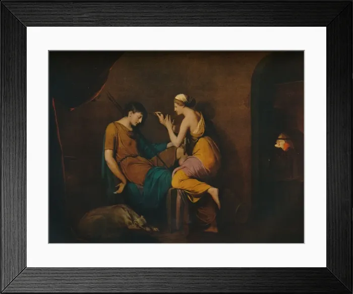 Framed Print : The Corinthian Maid, 1782-1784, (1930). Creator: Joseph Wright of Derby Framed Print : The Corinthian Maid, 1782-1784, (1930). Creator: Joseph Wright of Derby