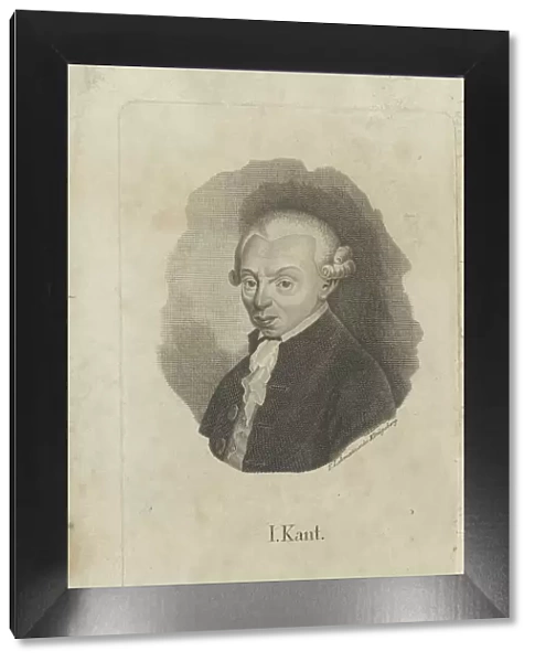 Portrait of Immanuel Kant (1724-1804), ca 1820. Creator: Lehmann, F. L. (?-1848)