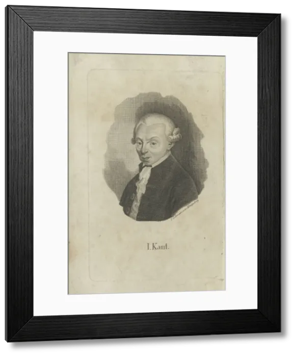 Framed Print : Portrait of Immanuel Kant (1724-1804), ca 1820. Creator: Lehmann, F. L. (?-1848) Framed Print : Portrait of Immanuel Kant (1724-1804), ca 1820. Creator: Lehmann, F. L. (?-1848)