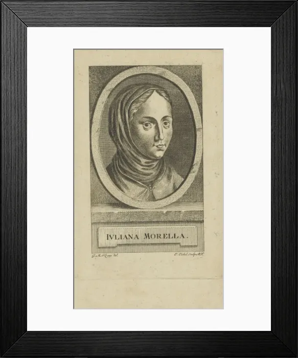 Framed Print : Portrait of Juliana Morell (1594-1653), before 1777. Creator: Eichel, Emanuel (1717-1782) Framed Print : Portrait of Juliana Morell (1594-1653), before 1777. Creator: Eichel, Emanuel (1717-1782)