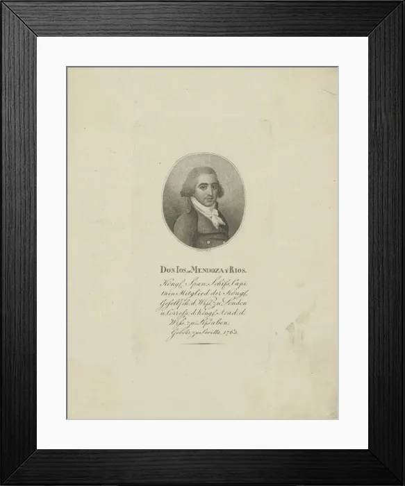 Framed Print : Jose de Mendoza y Rios (1761-1816), c. 1810. Creator: Westermayr, Conrad (1765-1834) Framed Print : Jose de Mendoza y Rios (1761-1816), c. 1810. Creator: Westermayr, Conrad (1765-1834)