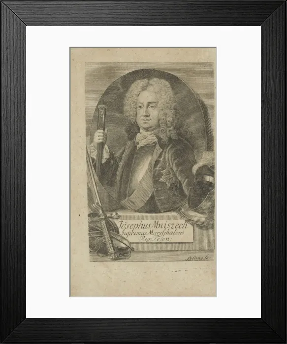 Framed Print : Portrait of Jozef Wandalin Mniszech (1670-1747), before 1734. Creator: Anonymous Framed Print : Portrait of Jozef Wandalin Mniszech (1670-1747), before 1734. Creator: Anonymous
