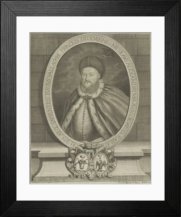 Framed Print : Nicolaos Mavrocordatos (1680-1730), 1721. Creator: Wolfgang, Johann Georg (1664-1744) Framed Print : Nicolaos Mavrocordatos (1680-1730), 1721. Creator: Wolfgang, Johann Georg (1664-1744)