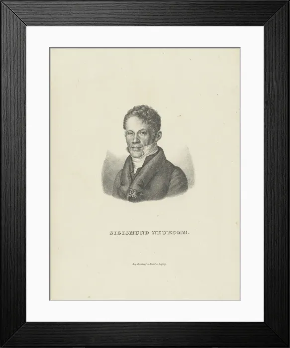 Framed Print : Portrait of the pianist and composer Sigismund von Neukomm (1778-1858), c. 1830. Creator Framed Print : Portrait of the pianist and composer Sigismund von Neukomm (1778-1858), c. 1830. Creator