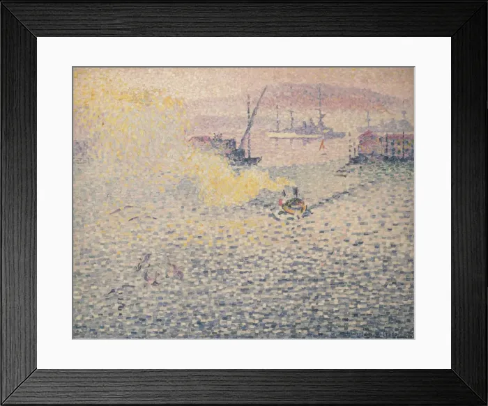 Framed Print : Toulon, matinee d hiver (Toulon, Winter Morning), 1906-1907. Creator: Cross Framed Print : Toulon, matinee d hiver (Toulon, Winter Morning), 1906-1907. Creator: Cross