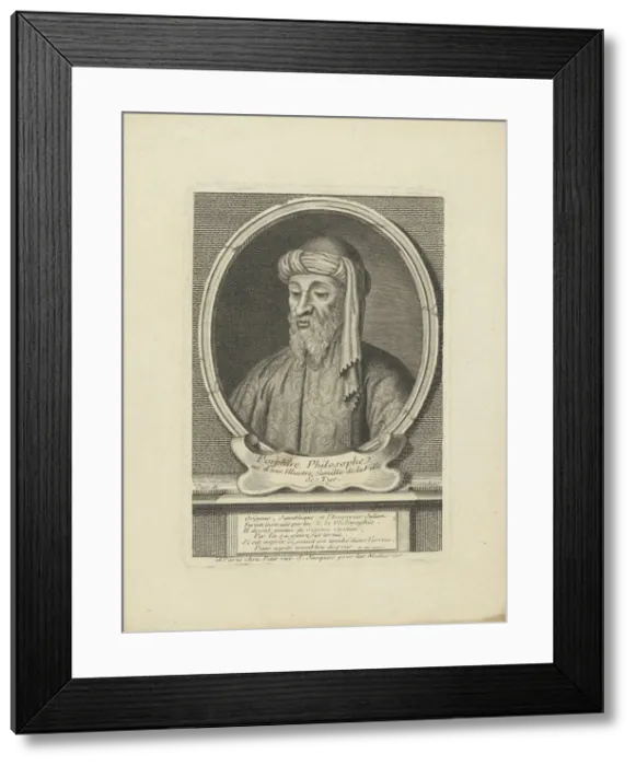 Framed Print : Porphyry of Tyre, um 1700. Creator: Desrochers, Etienne-Jehandier (1668-1741) Framed Print : Porphyry of Tyre, um 1700. Creator: Desrochers, Etienne-Jehandier (1668-1741)