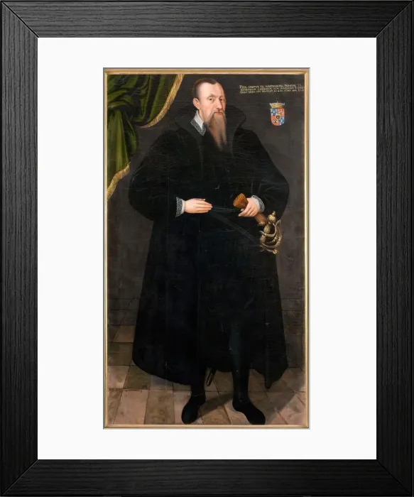 Framed Print : Per Brahe the Elder (1520-1590), ca 1581. Creator: Uther, Johan Baptista van (active 1562-1597) Framed Print : Per Brahe the Elder (1520-1590), ca 1581. Creator: Uther, Johan Baptista van (active 1562-1597)