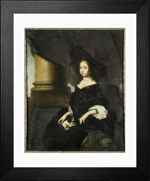 Framed Print : Portrait of Hedvig Eleonora of Holstein-Gottorp (1636-1715), Queen of Sweden, c. 1670 Framed Print : Portrait of Hedvig Eleonora of Holstein-Gottorp (1636-1715), Queen of Sweden, c. 1670