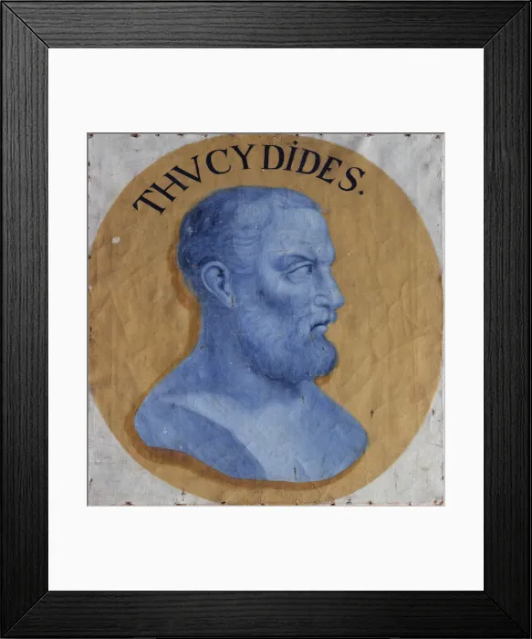 Framed Print : Thucydides, c. 1670. Creator: Sandrart, Joachim, von (1606-1688) Framed Print : Thucydides, c. 1670. Creator: Sandrart, Joachim, von (1606-1688)