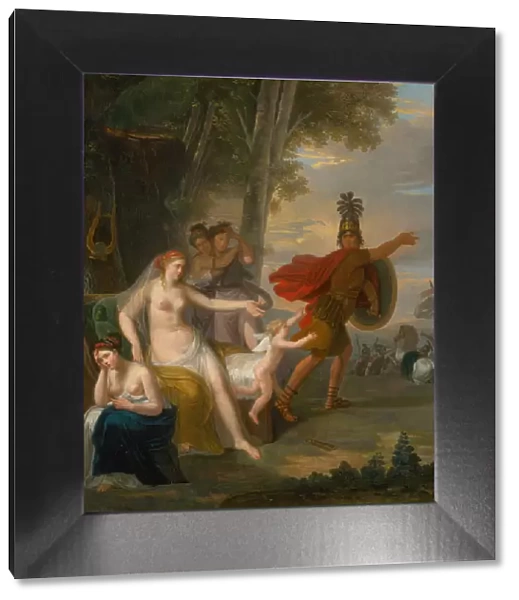 Hectors Farewell to Andromache, 1760. Creator: Oeser, Adam Friedrich (1717-1799)