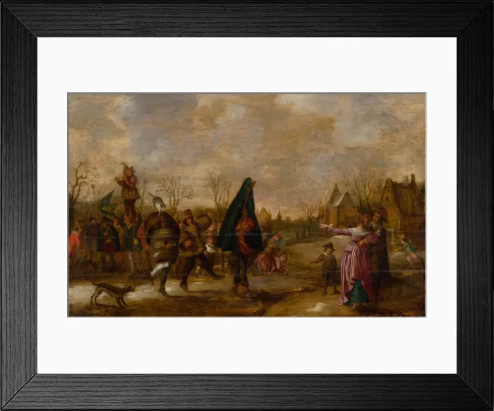 Framed Print : Carnival Procession, c. 1660. Creator: Venne, Adriaen Pietersz. van de (1589-1662) Framed Print : Carnival Procession, c. 1660. Creator: Venne, Adriaen Pietersz. van de (1589-1662)
