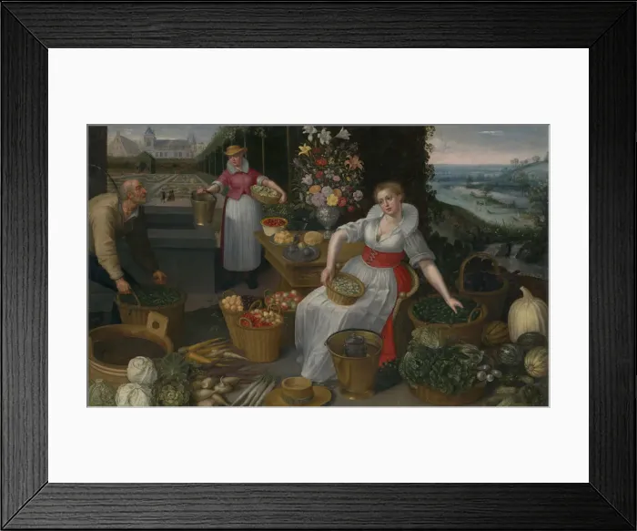 Framed Print : Allegory of Summer, 1593. Creator: Flegel, Georg (1566-1638) Framed Print : Allegory of Summer, 1593. Creator: Flegel, Georg (1566-1638)