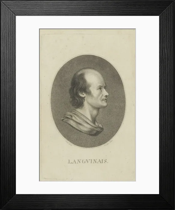Framed Print : Portrait of Jean-Denis Lanjuinais (1753-1827), c. 1810. Creator: Lips, Johann Heinrich (1758-1817) Framed Print : Portrait of Jean-Denis Lanjuinais (1753-1827), c. 1810. Creator: Lips, Johann Heinrich (1758-1817)