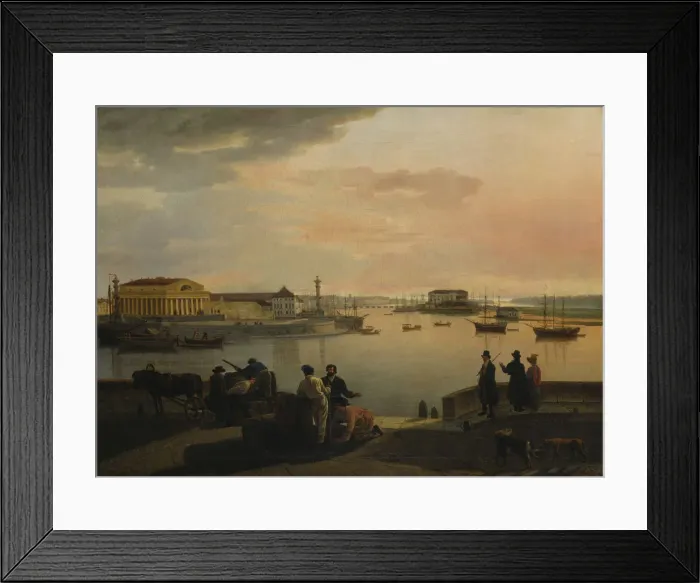 Framed Print : A View from St. Petersburg, 1817. Creator: Shchedrin, Sylvester Feodosiyevich (1791-1830) Framed Print : A View from St. Petersburg, 1817. Creator: Shchedrin, Sylvester Feodosiyevich (1791-1830)