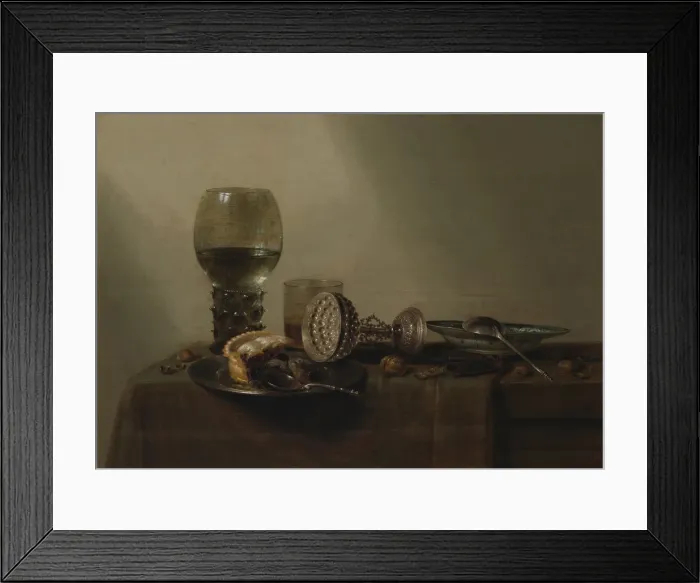 Framed Print : Still Life, 1637. Creator: Heda, Willem Claesz (1594-1680) Framed Print : Still Life, 1637. Creator: Heda, Willem Claesz (1594-1680)