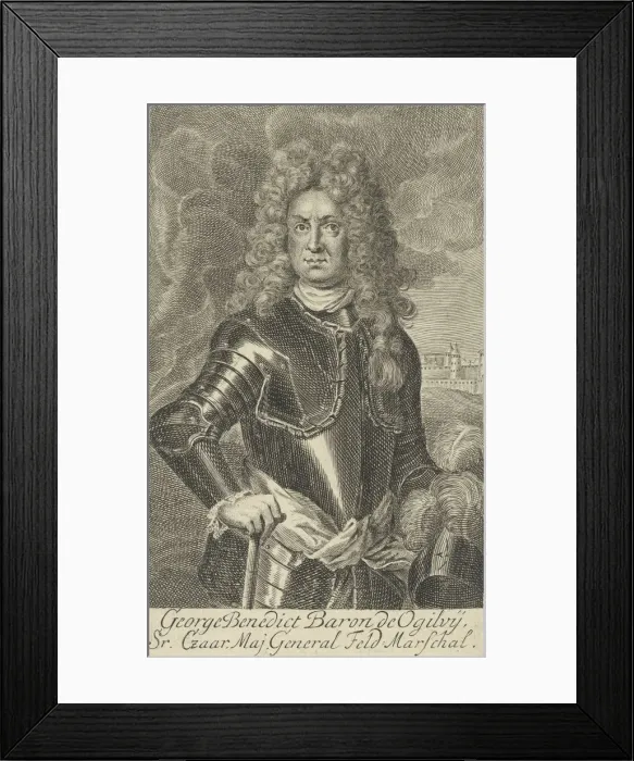 Framed Print : Georg Benedikt Freiherr von Ogilvy, Baron Ogilvy de Muirtown (1651-1710), 1705. Creator Framed Print : Georg Benedikt Freiherr von Ogilvy, Baron Ogilvy de Muirtown (1651-1710), 1705. Creator