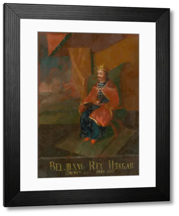 Framed Print : King Bela III of Hungary and Croatia, First half of the 18th cent Creator: Anonymous Framed Print : King Bela III of Hungary and Croatia, First half of the 18th cent Creator: Anonymous