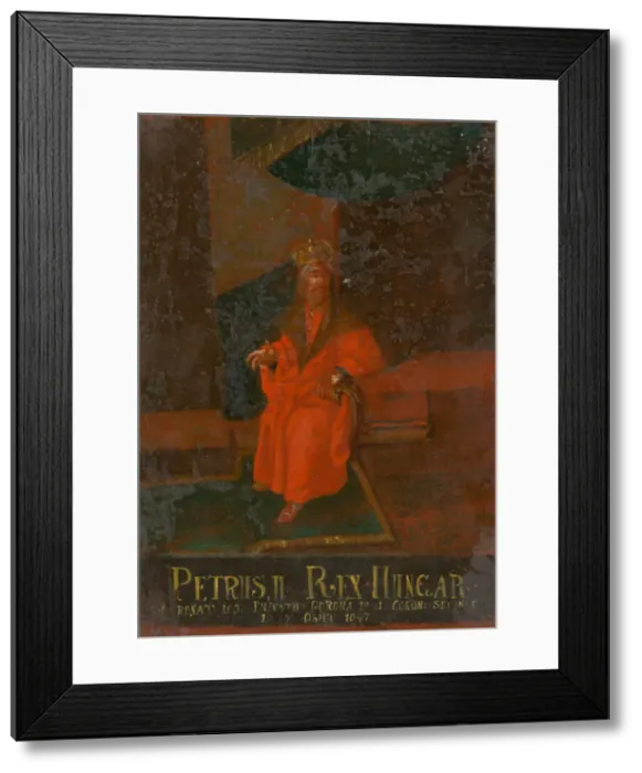 Framed Print : Peter Orseolo, King of Hungary, First half of the 18th cent Creator: Anonymous Framed Print : Peter Orseolo, King of Hungary, First half of the 18th cent Creator: Anonymous