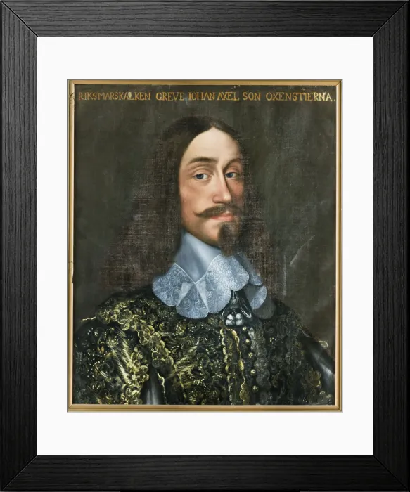 Framed Print : Portrait of Count Johan Axelsson Oxenstierna (1611-1657). Creator: Hulle, Anselm van (1601-1674) Framed Print : Portrait of Count Johan Axelsson Oxenstierna (1611-1657). Creator: Hulle, Anselm van (1601-1674)