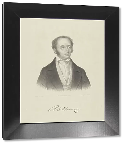 Portrait of Adolph Bernhard Marx (1795-1866), c. 1830-1840. Creator: Breitkopf & Hartel