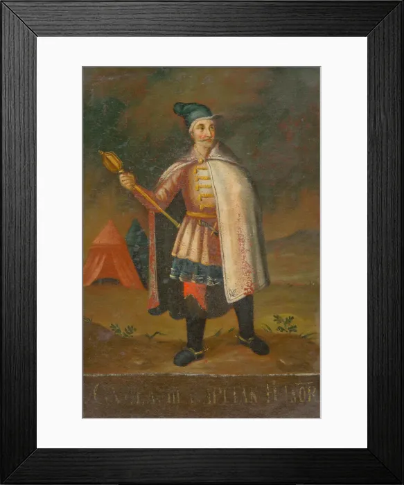 Framed Print : Duke Gyula III of Transylvania, First half of the 18th cent Creator: Anonymous Framed Print : Duke Gyula III of Transylvania, First half of the 18th cent Creator: Anonymous