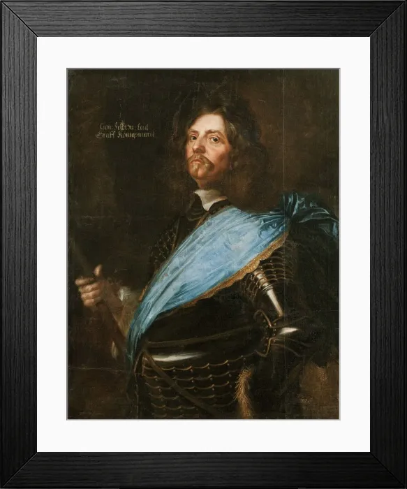 Framed Print : Portrait of Count Hans Christoff von Konigsmarck (1600-1663), 1651. Creator: Merian Framed Print : Portrait of Count Hans Christoff von Konigsmarck (1600-1663), 1651. Creator: Merian