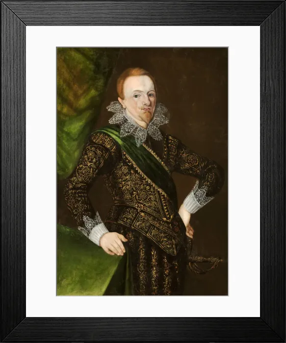 Framed Print : Portrait of John of Sweden (1589-1618), Duke of Ostergotland. Creator: Anonymous Framed Print : Portrait of John of Sweden (1589-1618), Duke of Ostergotland. Creator: Anonymous