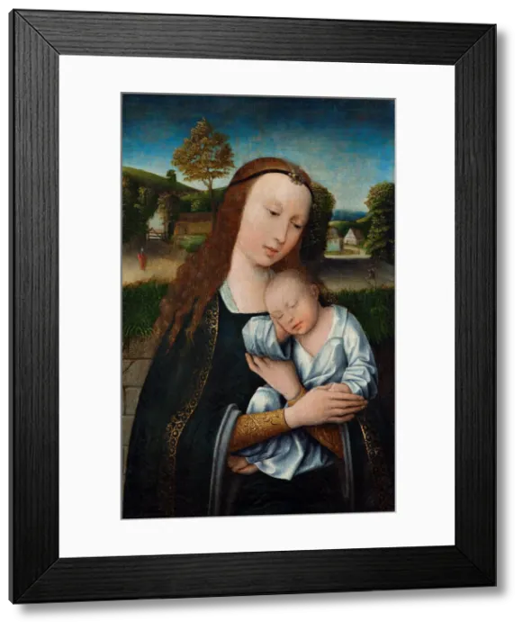 Framed Print : Madonna and Child, c. 1520. Creator: Anonymous Framed Print : Madonna and Child, c. 1520. Creator: Anonymous