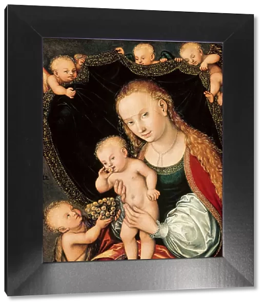 Madonna and Child with the Young John the Baptist, after 1537. Creator: Cranach, Lucas