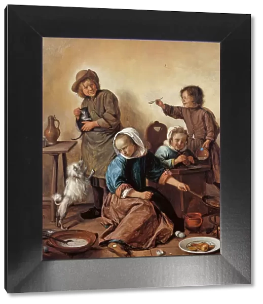 The Childrens Meal, ca 1665. Creator: Steen, Jan Havicksz (1626-1679)