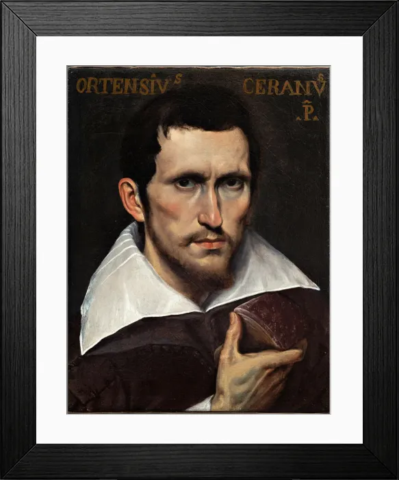 Framed Print : Self-Portrait (?), 1600s. Creator: Crespi, Ortensio (1578-1631)