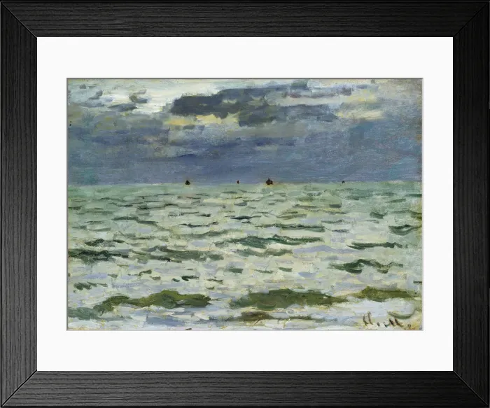 Framed Print : Marine, Le Havre, ca 1866. Creator: Monet, Claude (1840-1926) Framed Print : Marine, Le Havre, ca 1866. Creator: Monet, Claude (1840-1926)